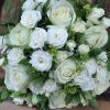 White rose bouquet detail