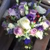 Purple bridal bouquet 